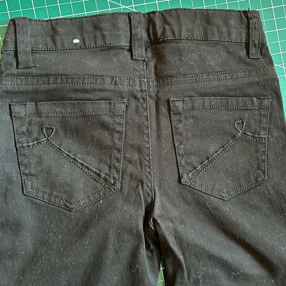 Black Uniform Ponte Pants Adjustable Waist Girls Size 6x/7 - Picture 4 of 5